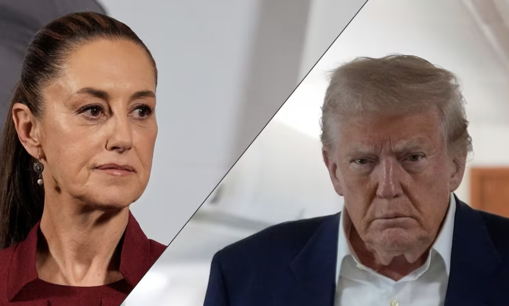 SHEINBAUM EVITA CONFRONTAR A DONALD TRUMP TRAS ACUSARLA DE TEMER A LOS CÁRTELES